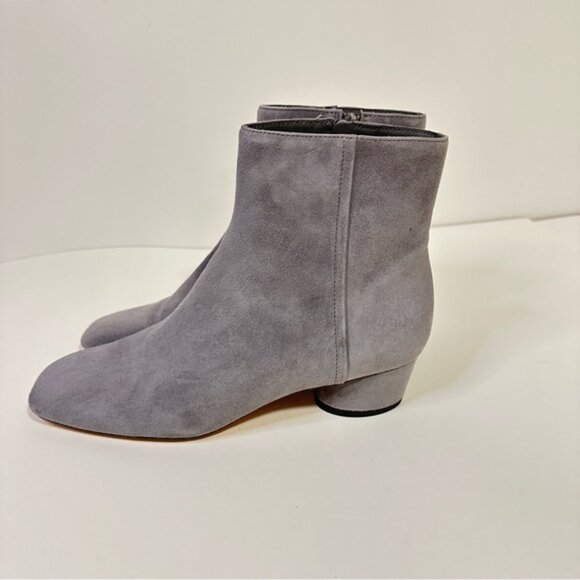 Vince Rockville Grey Suede Womens Bootie, Sz 8.5M Preowned Perfect Condition - Picture 1 of 8